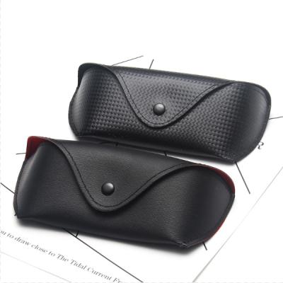 China Amazon Glass Modern Leather Case For Sunglasses Fashion Button Box for sale