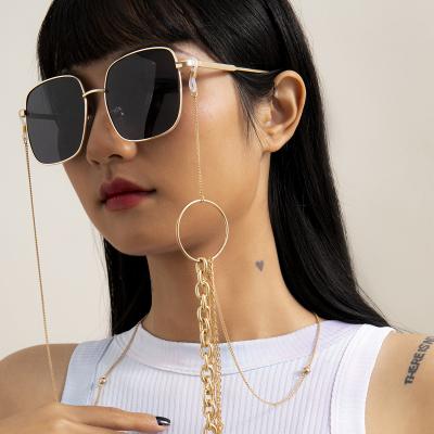 China Amazon Eyewear Eyewear Chain Sunglasses 2021 Fashion Beaded Eyewear Chain Rope Girl XR-K00049 for sale