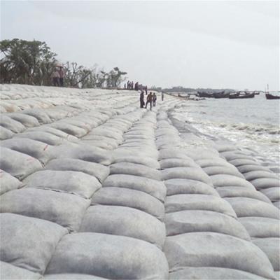 China Anti-moisture geotextile fabric filtered water non woven geotextile bag and sandbag for sale