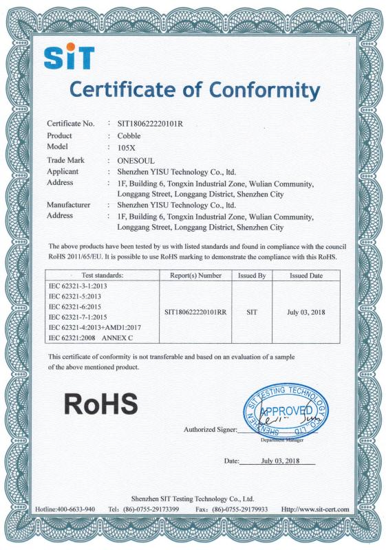 RoHS - Shenzhen Yule Technology Co., Limited