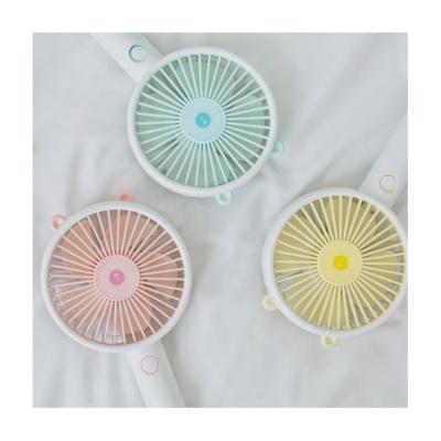 China Hotel Mini Bear USB Fan Desktop Portable Handy Cooling Handheld Fan with USB Rechargeable Battery kc for sale