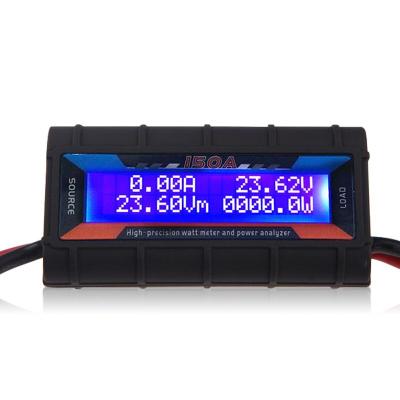 China High Precision Backlight LCD 150A RC Watt Power Meter And Power Analyze 85x42x25mm for sale