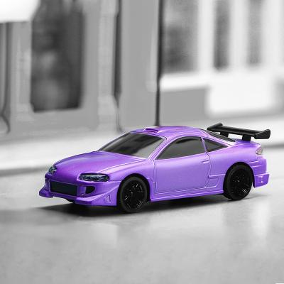 China RC Hobby Wholesale 2021 New Racing Design Turbo 1:76th Scale Mini RC Racing Toy Car RTR for sale