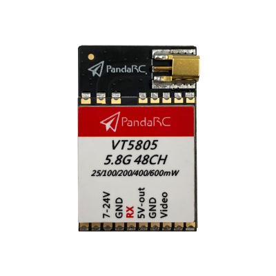 China PandaRC Hobby - VT5805 5.8G 48CH 25 RC 100 200 400 600mW FPV Transmitter MMCX For RC Drone for sale