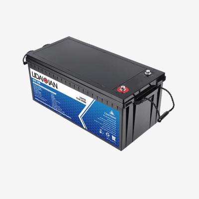 China Boats/RV/Marine/off-grid /solar system storage Grade A 12.8v 200ah  Rechargeable LFP Lithium ion battery pack  for solar energy for sale