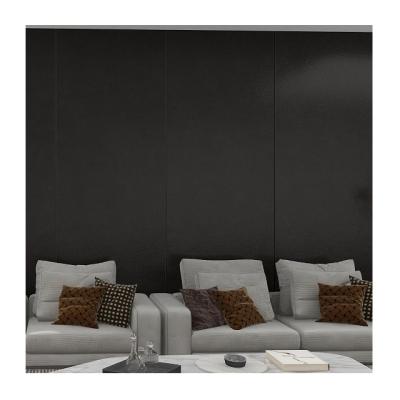 China Ultra Thin Dark Gray Modern Big Slab Bathroom Wall Floor Porcelain Slab Tiles For Living Room for sale