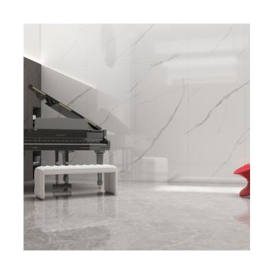 China Modern White Crystal Glaze Large Format Interior Wall Tiles Porcelain Slab for sale