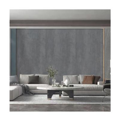 China Modern Dark Gray Big Slab Baldosas Sintered Porcelain Stone Tiles 1000x3000mm for sale