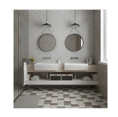 China Modern Cheapest Price Glazed Marble Mosaic Wall And Floor Tiles Hexagon for sale