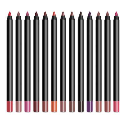 China Private Label High Lasting Pigment Lipliner 13 Colors Matte Lipliner Pencil Wholesale Lip Liner Waterproof for sale