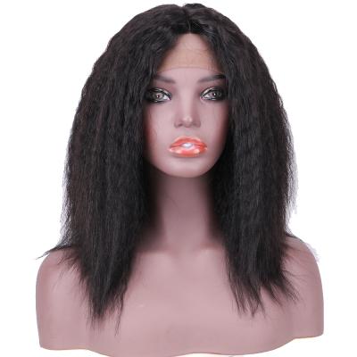 China Wholesale Unprocessed Afro Kinky Curly Human Hair Wig 100% Virgin Hair Indian Curly Curly Long Lace Frontal Wigs for sale