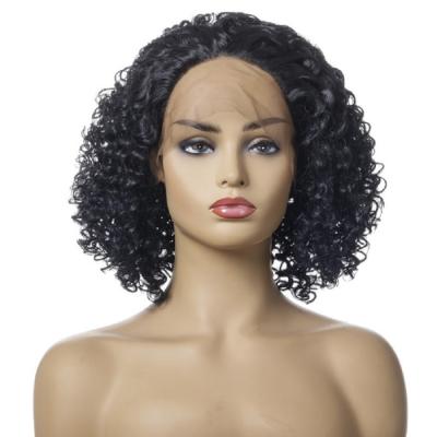 China Wholesale Curly Full Lace Frontal Wigs Synthetic Fiber 100% Curly Wig for sale