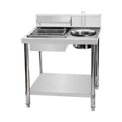 China Commercial Stainless Steel Manual Equipment Kitchen Fast Food Breading Board BGW-800 for sale