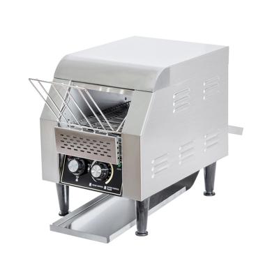 China Commercial Professional Hotel Restaurant Kitchen EquipmentConveyor Toaster Machine Breakfast Toaster Bread Hamburger Heater TT-150 for sale