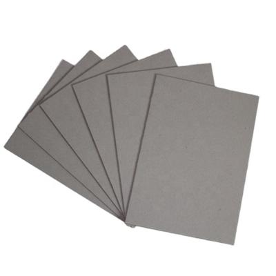 China Anti Curl Recycled Paper Gray Kraft Cardboard Sheets 1500g Gray Board for sale