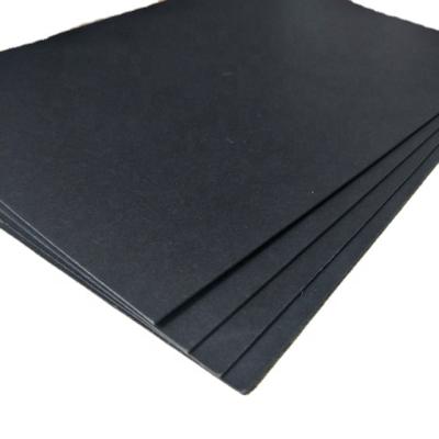 China Waterproof Pure Black Pulp Card Wood Bookstore Papel Negro 230gr Paper Sheets for sale