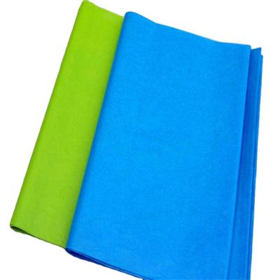 China 14gsm 17gsm Moisture Proof Rose Blue Purple Orange Wrapping Colored Tissue Paper for sale