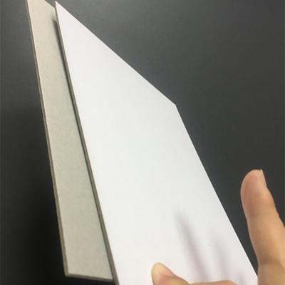 China Greaseproof 500gsm, 600gsm, 700gsm White Paper Board /Coated Duplex Paper One Side Board With Gray Back for sale