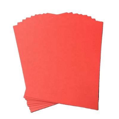 China Specialty 110g Anti Curl Wrapping Packaging Red Cardboard Card Paper For Box Bag Card for sale