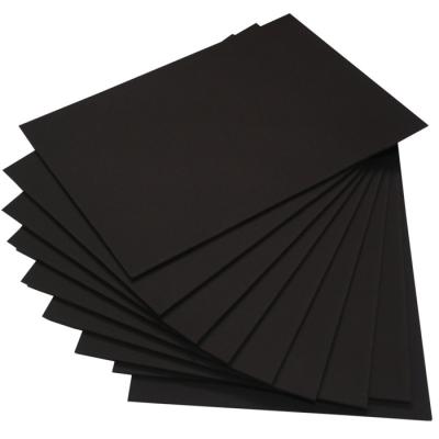 China China Factory Black Moisture Proof Paper Uncoated Black Kraft Paper Board Paperboard for sale