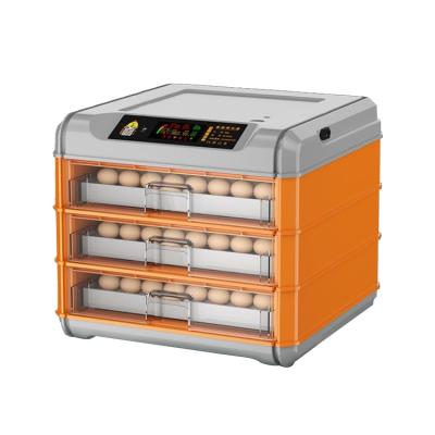 China Mini Hatching Eggs 48 Incubators Double Power Supply Agricultural Machinery Multifunction Fully Automatic Egg Incubator for sale