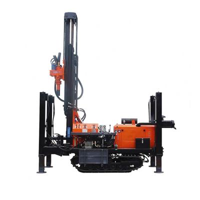 China Small yield 180m high deep dth crawler drill rig air water well drilling rigs for sale