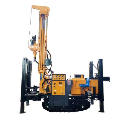 China Construction worksÂ   200 Meters Pneumatic Crawler Mounted Water Well Drilling Rig Tunnel Crawler Drilling Rig for sale