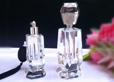 China Custom Logo Home Decorations Crafts , Durable Women Perfume Glass Bottle Crafts for sale