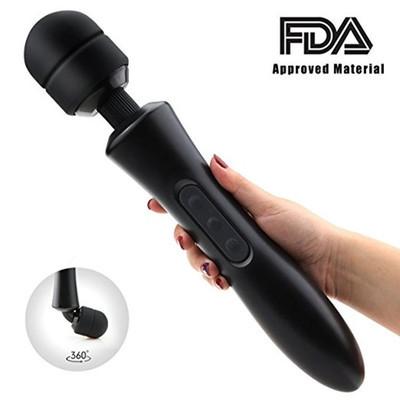 China Waterproof Wand Massager USB Rechargeable 2000MAH Silicone Sex Dolls for sale