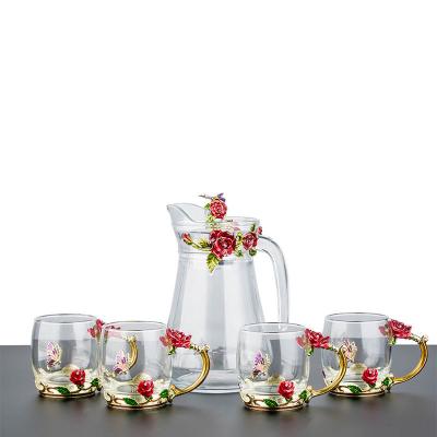 Chine Décoration des cadeaux de tasse de café de l'émail 370ml pour l'anniversaire de mariage à vendre