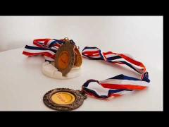 Custom Medals For Races With Ribbon 3D Design Service Offered