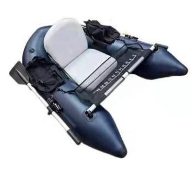 China Hot Selling Dtex/PVC Folding PVC Float Tube Belly Inflatable Boat For Fishing for sale