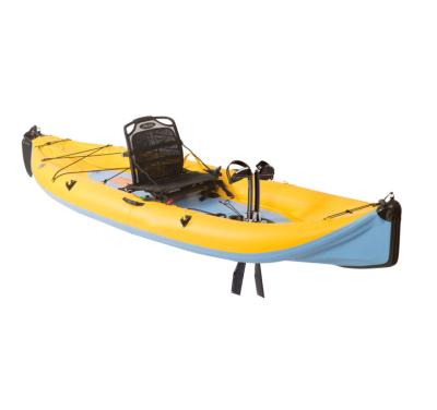 China High Quality Inflatable PVC Pedal Fishing Canoe Kayak For Tourism for sale