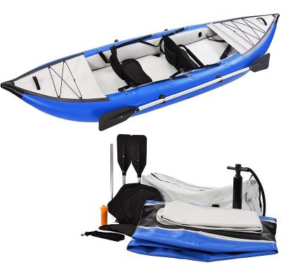 China Recreational Wholesale Canoe Inflatable Fishing Kayak For Tourism for sale