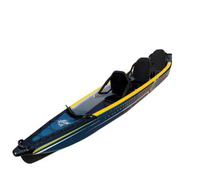 China Recreational Wholesale Canoe Inflatable Fishing Kayak For Tourism for sale