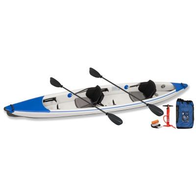 China 2022 drop stitch factory wholesale 2 person drop stitch inflatable kayak for sale