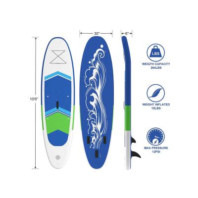 China Leisure Suitable For All Conditions Isup Inflatable Paddle Board Stand Up Surfboard for sale