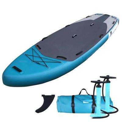 China 12 Foot Unisex Extra Wide Multi Person Inflatable Paddle Board Stand Up SIP With Two High Pressures, Large Volume for sale