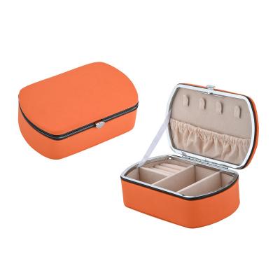 China Portable Jewelry Storage Box for Necklace Earrings Rings Bracelet Travel Jewelry Organizer Cases Wholesale for sale