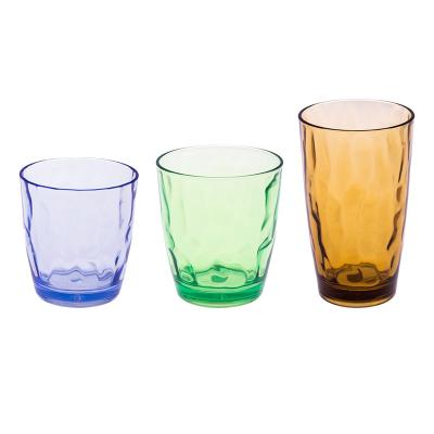 China High Quality Custom Multi Colored Stemless Wine Glasses Drinking Tumblers Drinking Glasses Water Glasses for sale