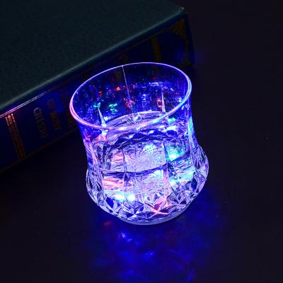 China High Quality Colorful Led Cup Juice Induction Drinking Glass Led Acrylic Flash Light For Party Supplies for sale