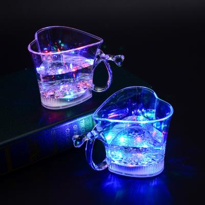 China High Quality Party Supplies Led Wine Beer Tea Beverage Cups Plastic Flashing Light Up Cup Light for sale