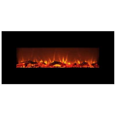 China Household 50 Inch Linear Electric Fireplace Large Electric Heater Decorative Place Led Fire Luxury for sale