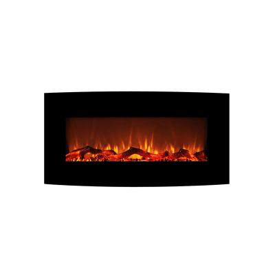 China LED Flame Lights Indoor 34 Inch Linear Electric Fireplace Wall Mounted Electric Fireplace for sale