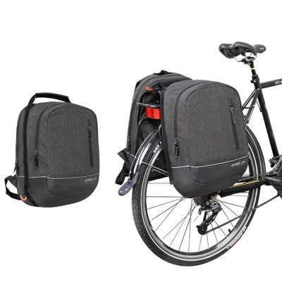 China Waterproof WHEEL UP Multi-Functional Bike Backpack Bag 26L Bicycle Rack Pannier Rear Bag For Road MTB Bike for sale