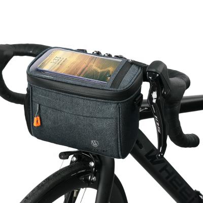 China High Capacity Bike Bag High Capacity WHEEL UP High Capacity Bike Bag For Bicycle Handlebar Bag Cycling With Shoulder Strap for sale