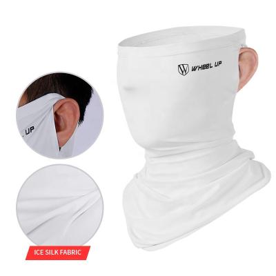 China Breathable WHEEL UP Custom Neck Cuff Summer Headwear Skin-friendly Silk Bandana Scarf for sale