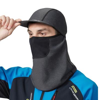 China Custom Windproof WHEEL UP Headwear Wear With Helmet Hat Face Cover Fleece Face Mask Cycling Scarf for sale