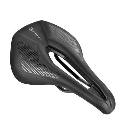 China Breathable WHEEL Hollow-UP Shock Absorber Mountain Women Men PU Bike Saddle Arch Design Bike Seat Bicycle Saddle MTB for sale