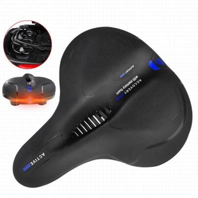 China Waterproof WHEEL UP Thoughtful Bicycle Bike Saddle Elasticity Design Thick High Saddle Softly for sale